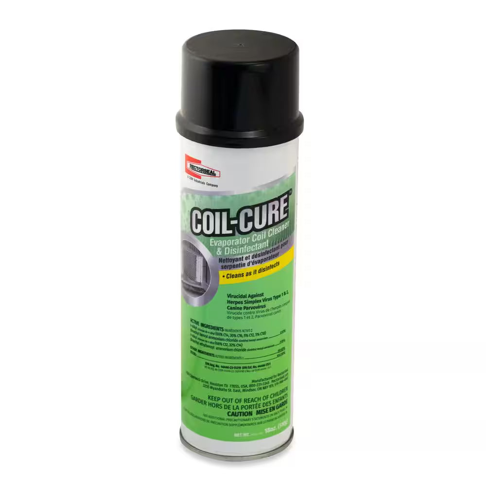 Coil-Cure 18 Oz. Aerosol No-Rinse Evaporator Coil Cleaner and Disinfectant